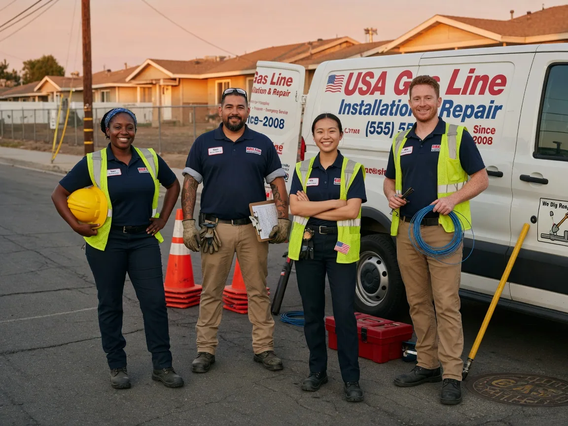 Gas Line Installation company in Parker Dam, CA